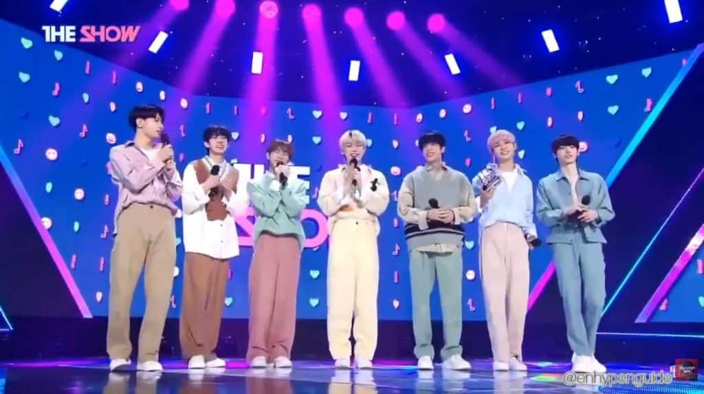 ENHYPEN's First Music Show Win