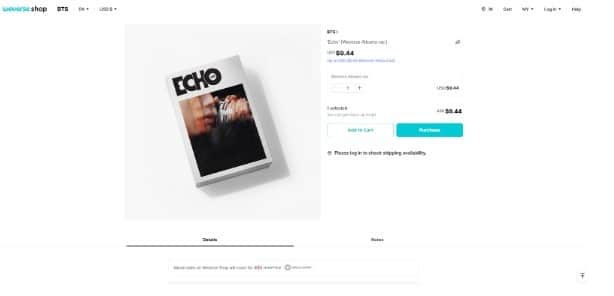 Buy K-pop album from Hantoe certified stores