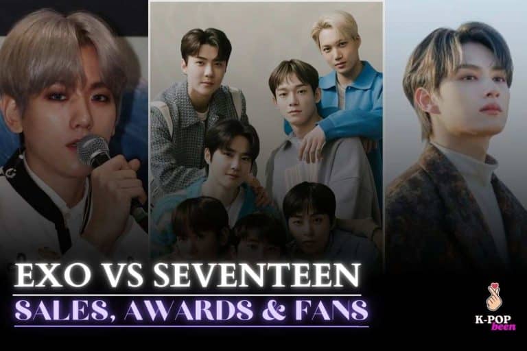 EXO vs SEVENTEEN awards sales and fans