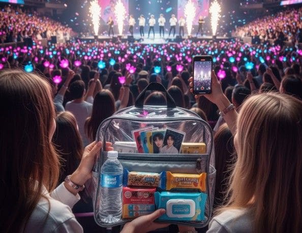 Food & Survival Items to Bring to a K-Pop Concert