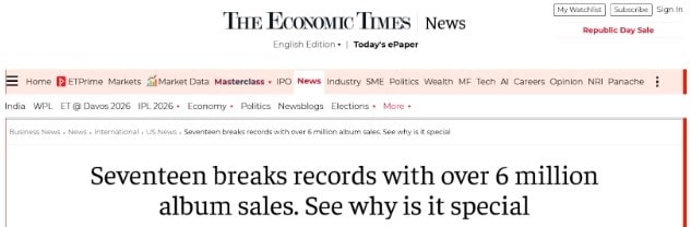 SEVENTEEN Album Sales SEVENTEEN Album Sales