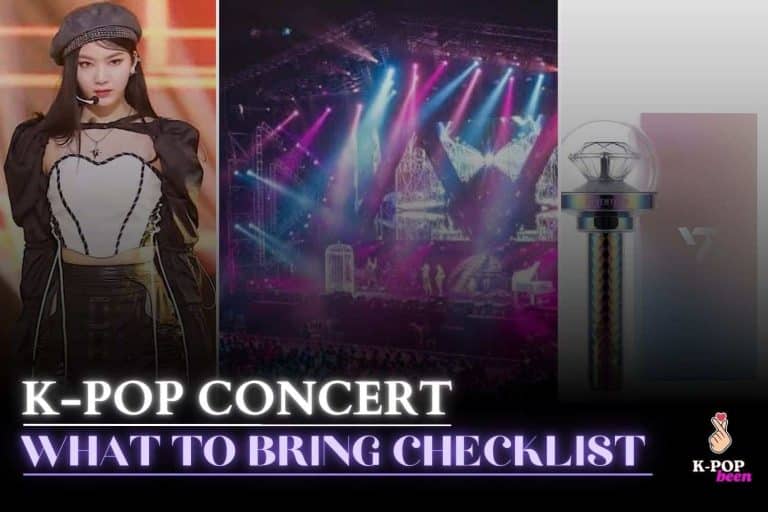 what to bring to a k-pop concert