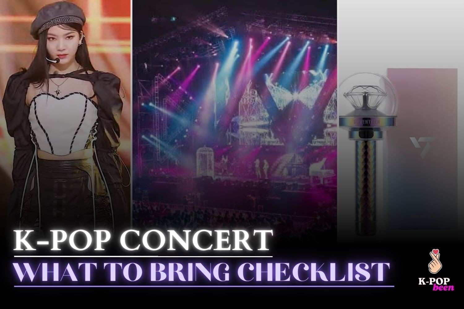 what to bring to a k-pop concert