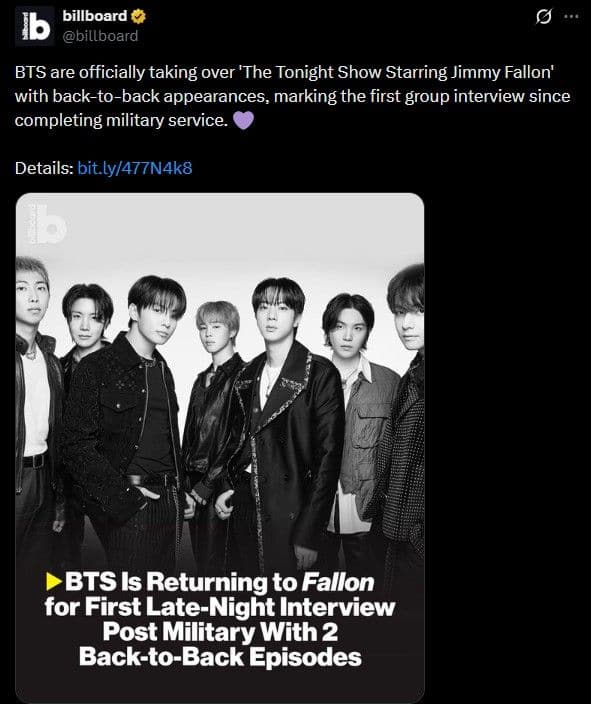 BTS Jimmy Fallon 2026 Performances BTS Jimmy Fallon 2026 Performances