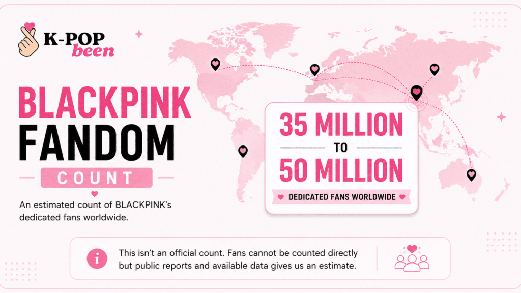 How many blackpink fans are there