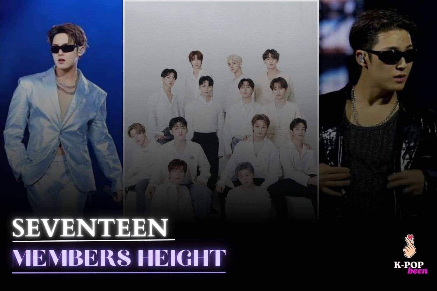 Seventeen Members Height